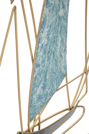  Decoratiune de perete, Metal,  Vela Color 78,7X3,8X97,8 cm [2]