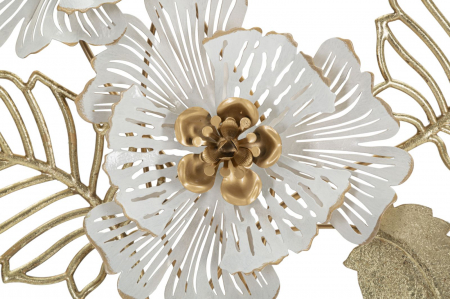  Decoratiune de perete, Metal,  Whity 54X6,4X73,7 cm [1]