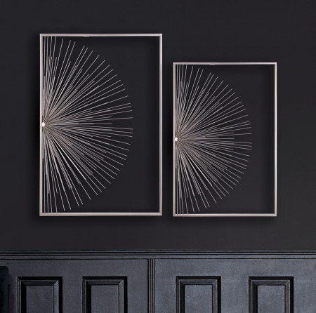 SALE % - Decoratiune de perete metalic, Brillare