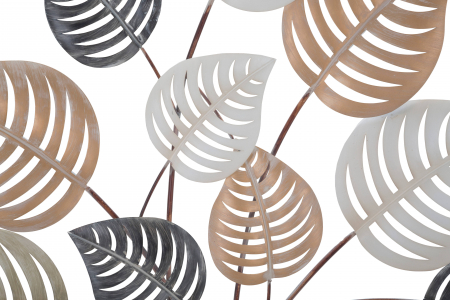 Decoratiune de perete Otip -B-, Lemn/Canvas, Multicolor, 106x5.5x86 cm [3]