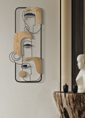 Decoratiune de perete Picasso 38x2x89,5 cm [4]