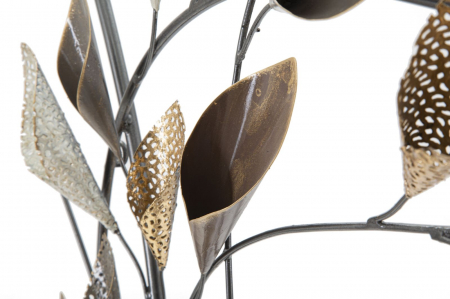 Decoratiune de perete Ramo, fier, multicolor, 115.5X6X65 cm [4]