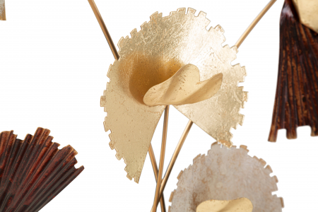 Decoratiune de perete Reddy Round, Fier, Multicolor, 61x61x5.7 cm [2]