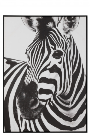Decoratiune de Perete Zebra, Panza/Plastic, Negru/Alb DECORATIUNI - Decoratiune de Perete Zebra, Panza/Plastic, Negru/Alb