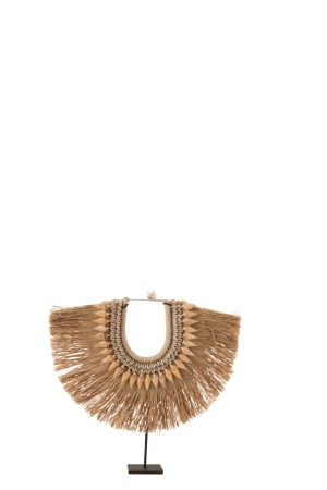 SALE % - Decoratiune de pus la gat, Piatra, Natural, 40x8x36 cm