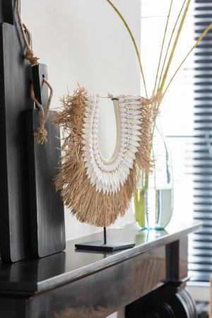 Accesorii - Decoratiune de pus la gat, Piatra, Natural, 50x15x48 cm