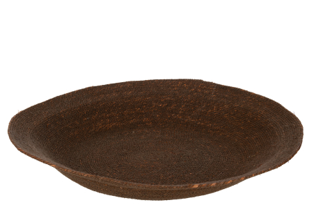 Decoratiune, Fibre naturale, Maro, 52x52x9 [1]