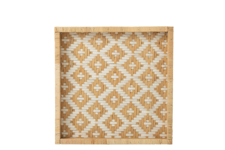 SALE % - Decoratiune, Fibre naturale, Natural, 50x50x4.5
