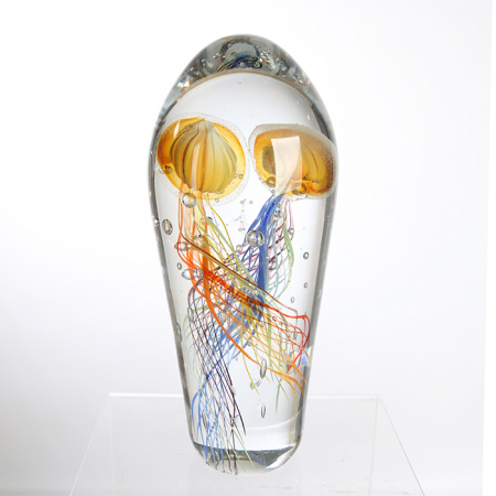 Decoratiune Funny Medusa sticla, multicolor, 25 cm [1]