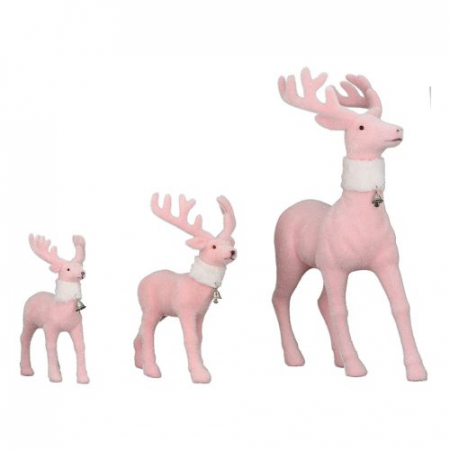Decoratiune Hygge, Sintetic, Roz, 10x15x22 cm [3]
