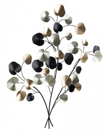Lichidare stoc - Decoratiune Kairos, Metal, Gri, 84x4x97 cm