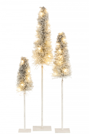 Decoratiune LED, Rachita/bambus, Alb , 18x18x99 cm [4]