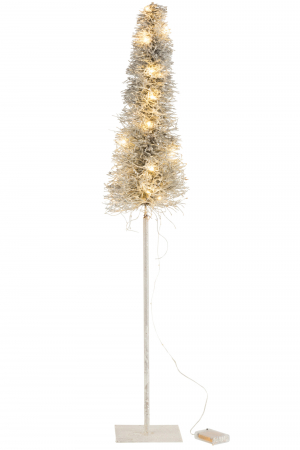 Decoratiune LED, Rachita/bambus, Alb , 18x18x99 cm [1]