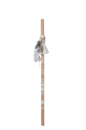 SALE % - Decoratiune, Lemn, Gri, 7x2x50