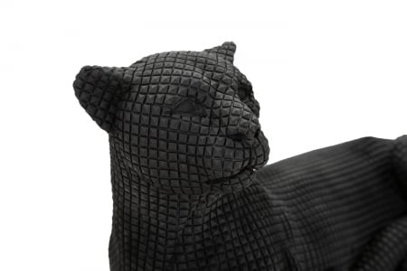 Decoratiune Leopard, Rasina, Negru, 15.3x38x12.5 cm [3]