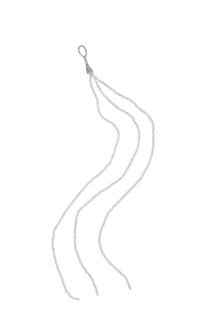 Accesorii - Decoratiune, Material sintetic, Alb , 1.5x0.5x46