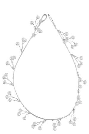 Decoratiune, Material sintetic, Argintiu, 2.5x2x61 [1]