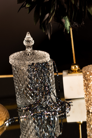 Accesorii - Decoratiune, Material sintetic, Negru, 1.5x0.1x90