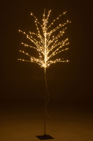Decoratiune, Metal , Argintiu, 70x70x171 [2]