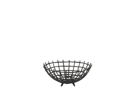 Accesorii - Decoratiune, Metal , Negru, 29.5x29.5x13