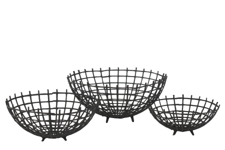 Decoratiune, Metal , Negru, 45x45x21 [1]