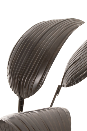 Decoratiune metalica la ghiveci, Metal, Negru, 60x60x103 [1]