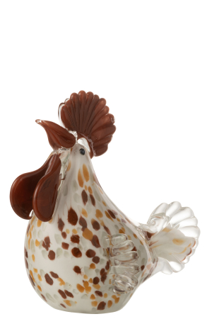 SALE % - Decoratiune paperweight, Sticla, Maro, 15x9.5x14