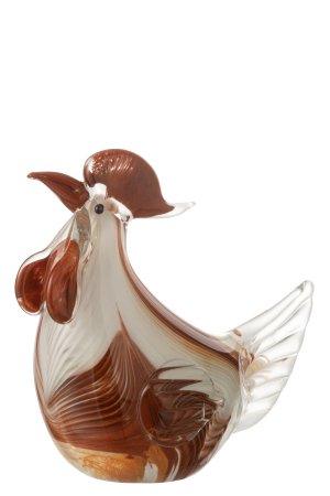 Primavara - Decoratiune paperweight, Sticla, Maro, 15x9.5x14