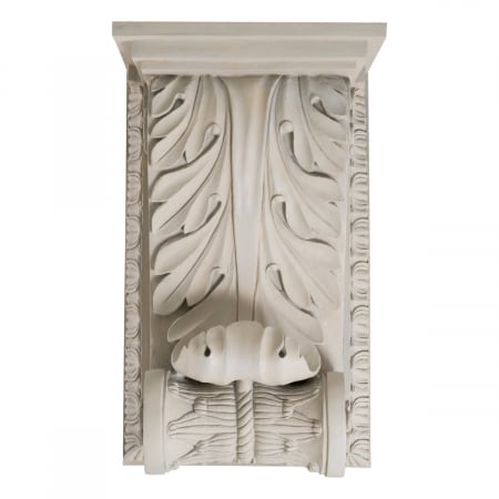 Decoratiune perete, Acanthus Scroll, finisaj cu aspect antic, Dims: L. 84 | W. 51 | D. 36  (CM) [1]