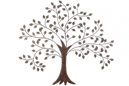 Decoratiune perete, ALBERO, metal, 1X92X81 cm [1]
