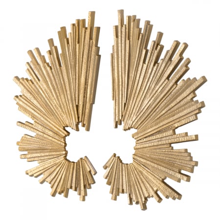 Decoratiune perete, Bryant, set de 2 cu finisaj auriu, Dims: W. 45 | D. 7.5 | H. 72 | per item (CM) [2]