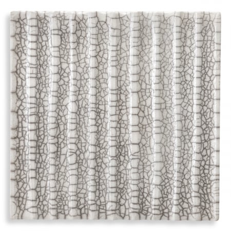 Decoratiune perete, Division, ceramica raku, alb, Dims: L. 30 | W. 5 | H. 30  (CM) [1]