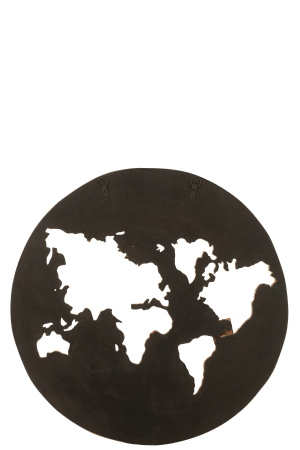 Decoratiune perete, Lemn, Maro, 100x100x100 [2]