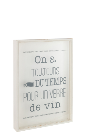 SALE % - Decoratiune perete, Lemn, Negru, 47x7x65