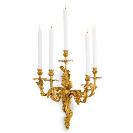 DECORATIUNI - Decoratiune perete, Lumière finisaj auriu antic, Dims: W. 46 | D. 24.5 | H. 55  (CM)