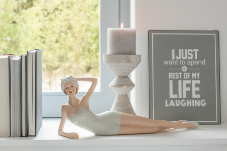 Decoratiuni - Decoratiune perete, Metal, Gri, 26.5x0.3x35