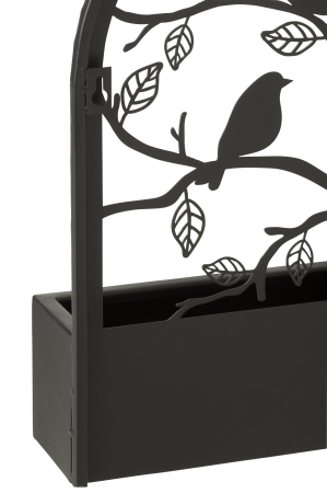Decoratiune perete, Metal , Negru, 31x8.5x41 [1]