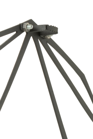 Decoratiune perete, Metal , Negru, 50x34x2 [2]