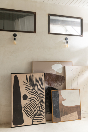 Decoratiune perete, Panza, Maro, 83x123x4.3 [3]