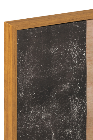 Decoratiune perete, Panza, Multicolor, 76x76x3.7 [2]