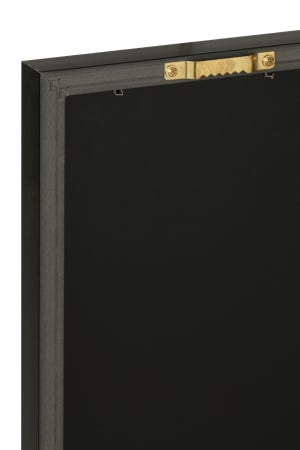 Decoratiune perete, Panza, Negru, 60x2.5x40 [2]