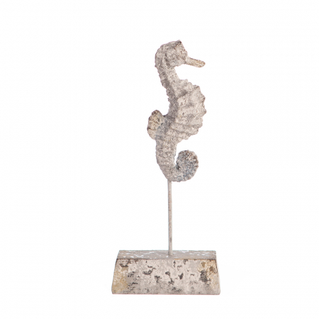 Decoratiune SEAHORSE, metal, 22.5X10X5.5 cm [0]