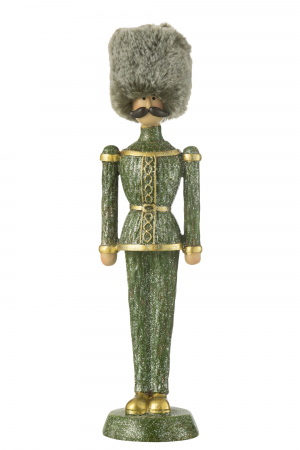 Decoratiune, Spărgător de nuci, Rășină, Verde, Mare [1]