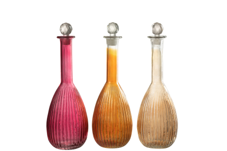 Decoratiune, Sticla, Rosu, 13x13x39 [2]