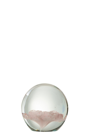 Decoratiune, Sticla, Roz, 8x8x8 [1]