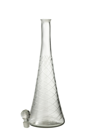 Decoratiune, Sticla, Transparent, 13.5x13.5x43 [1]