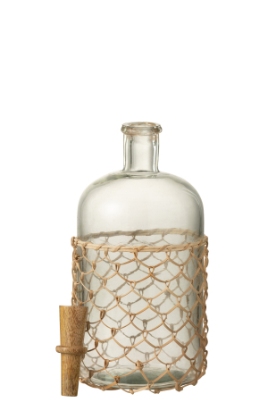 Decoratiune, Sticla, Transparent, 15x15x32 [1]