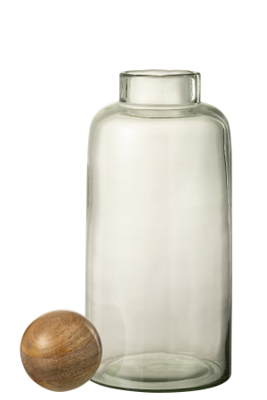 Decoratiune, Sticla, Transparent, 16x16x36.5 [1]