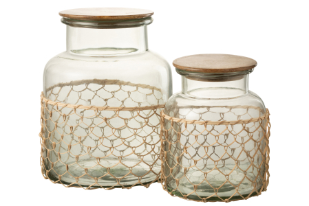 Decoratiune, Sticla, Transparent, 22x22x28 [3]