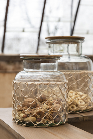 SALE % - Decoratiune, Sticla, Transparent, 22x22x28